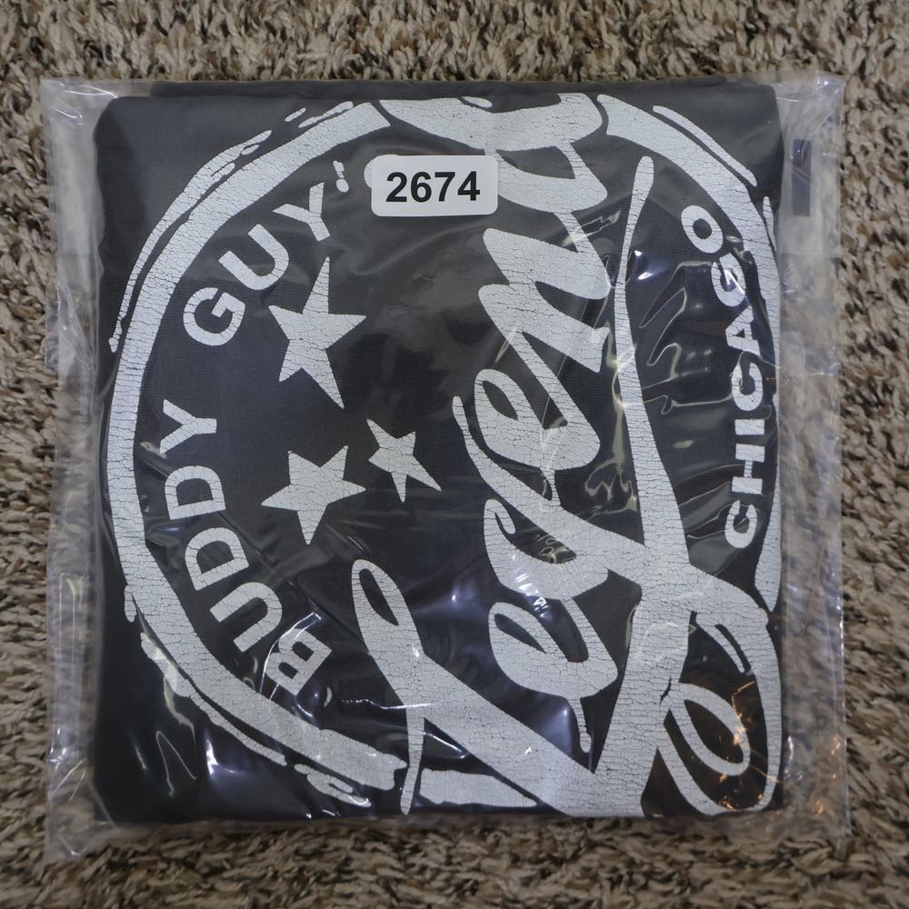 Vintage Buddy Guys Legends Chicago Blues Club T-Shirt 2XL Oversized Black Cotton - Picture 11 of 11